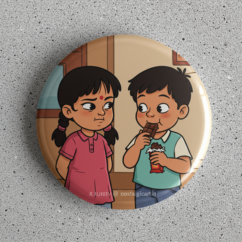 Not sharing chocolates Badge