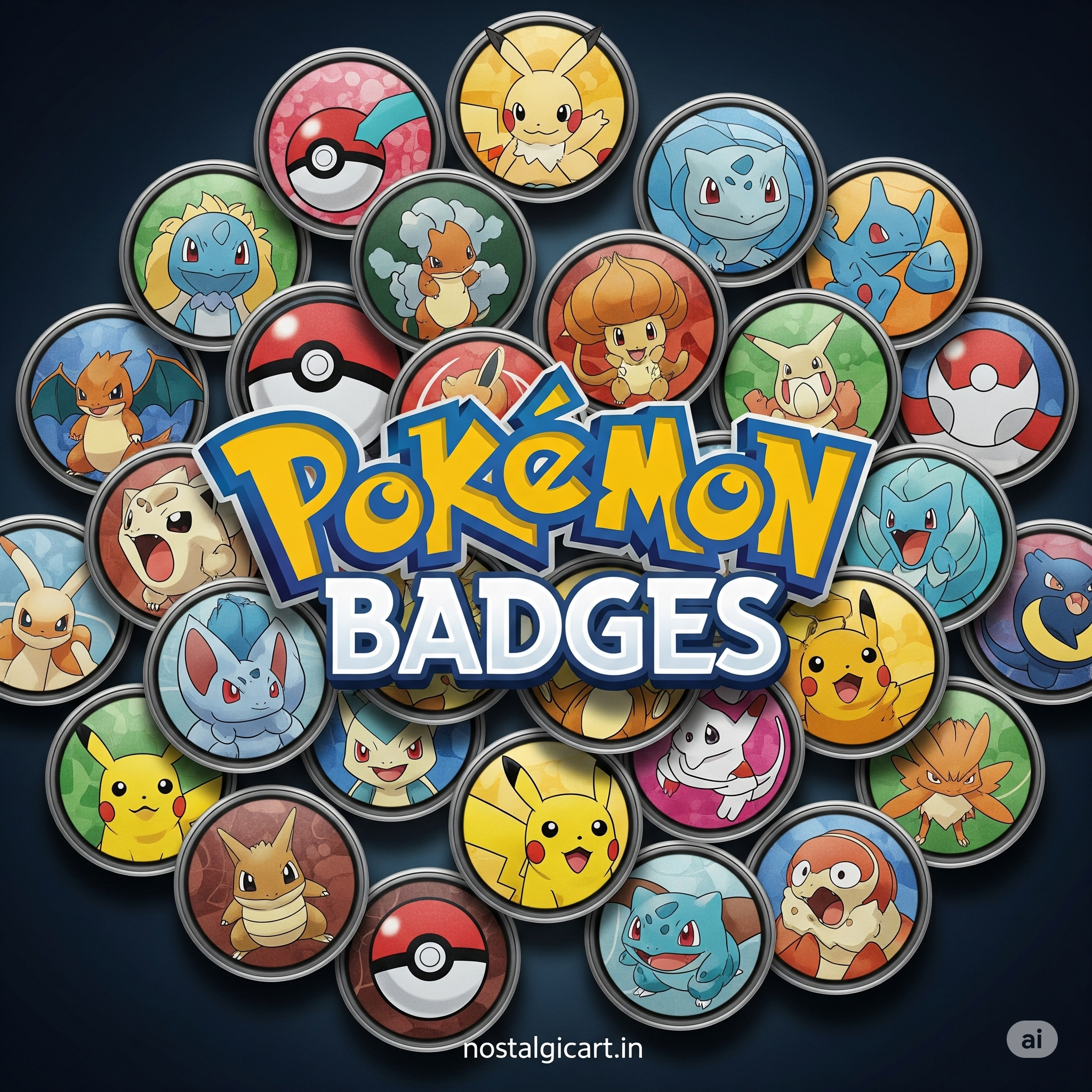 Pokemon Badges