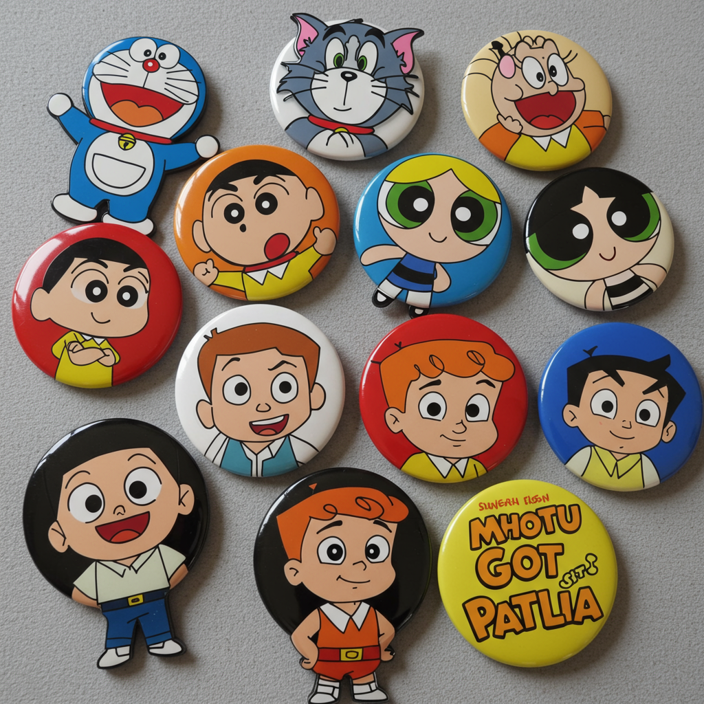 Cartoon Badges
