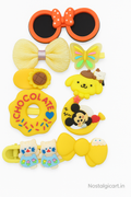 Cute & Adorable Hair Accessories for Girls (Yellow)