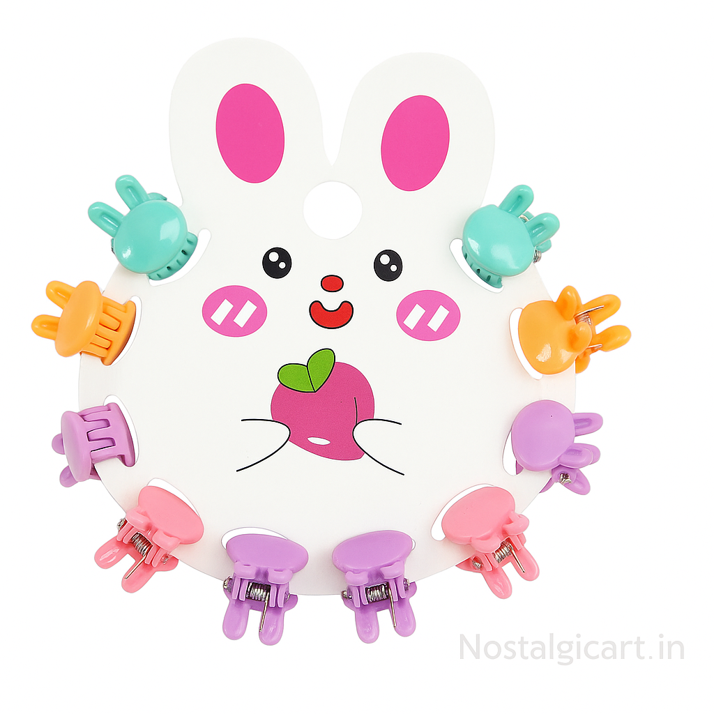 Cute & Adorable Hair Accessories for Girls (Multicolor) (set of 2) (10x2Pcs)