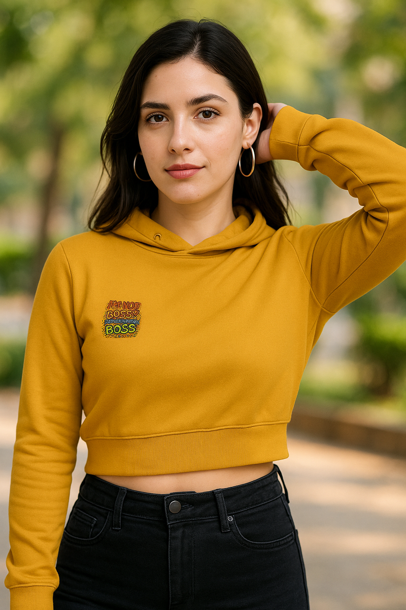 Female Cropped Hoodie