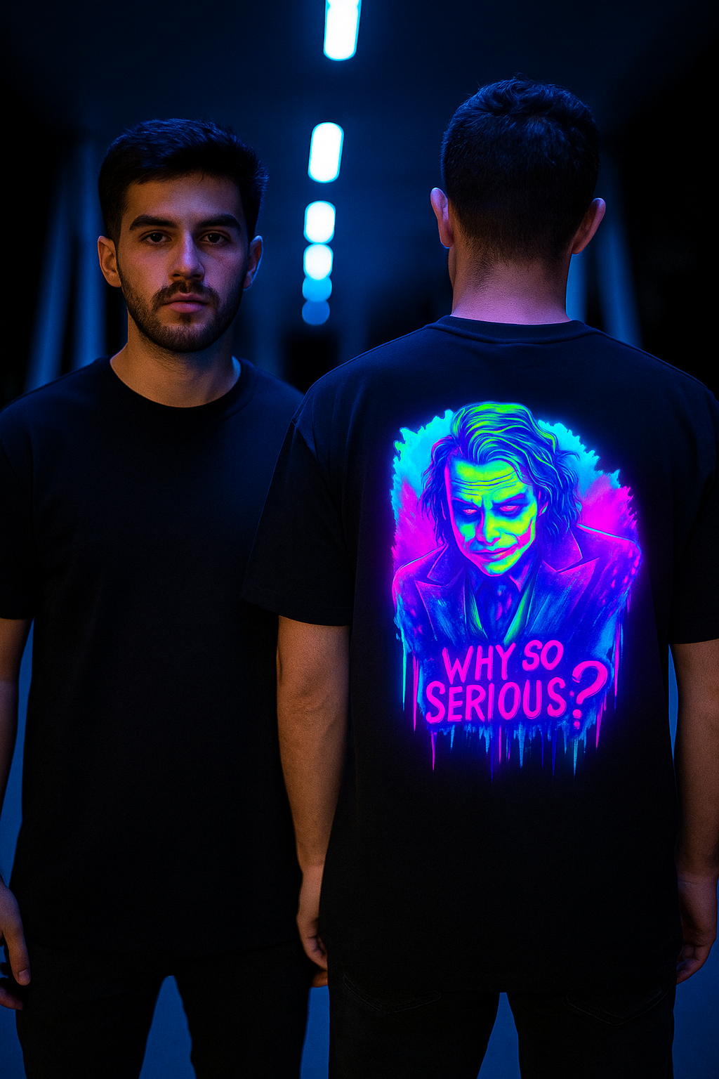 Joker Glow in the Dark Back-Printed Oversized Tshirt (Unisex)