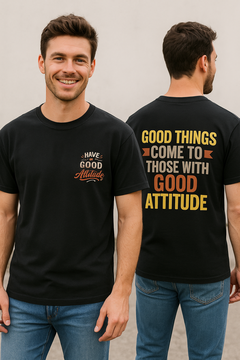 Black Oversized Printed T-Shirt (Unisex)