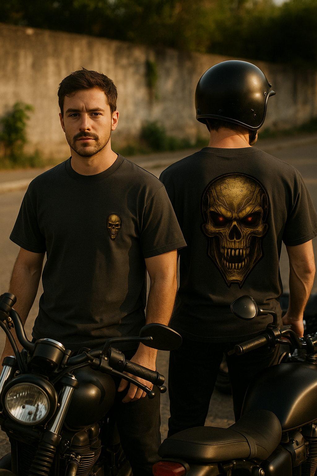 Black Oversized Printed T-Shirt (Unisex)