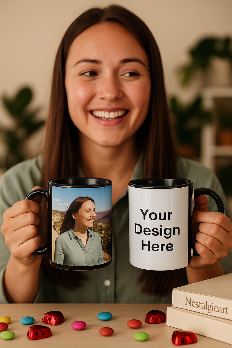 Customizable Black Coffee Mug