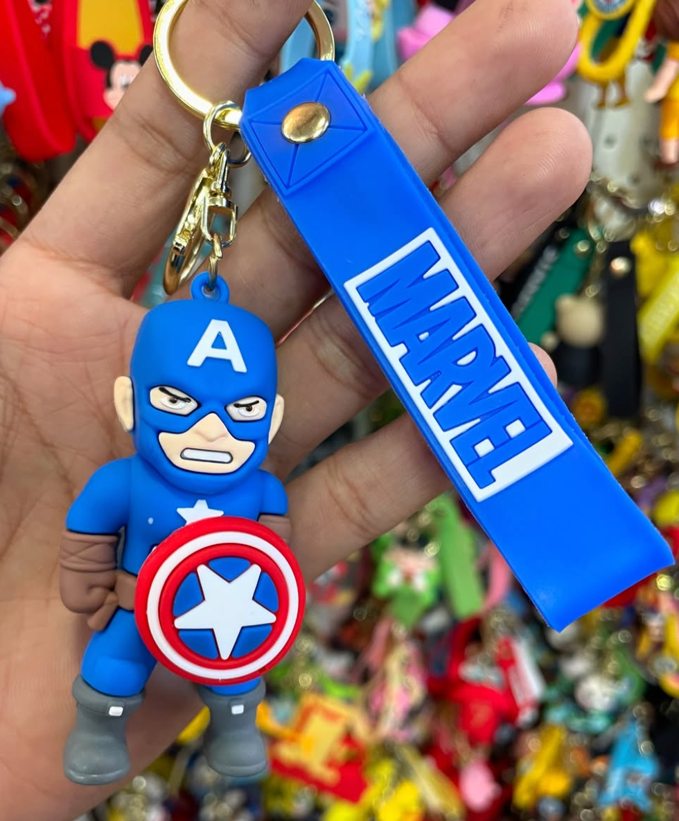 Captain America 3D Miniature Keyring