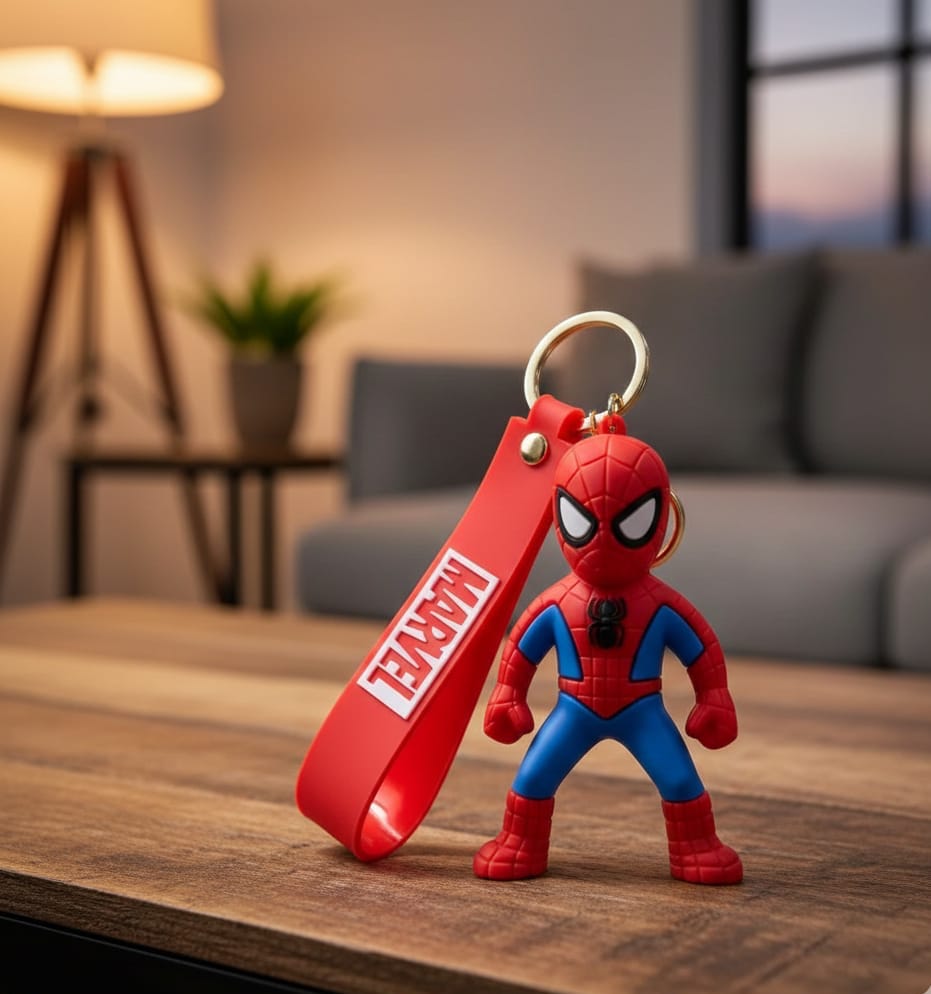 SpiderMan 3D Miniature Keyring