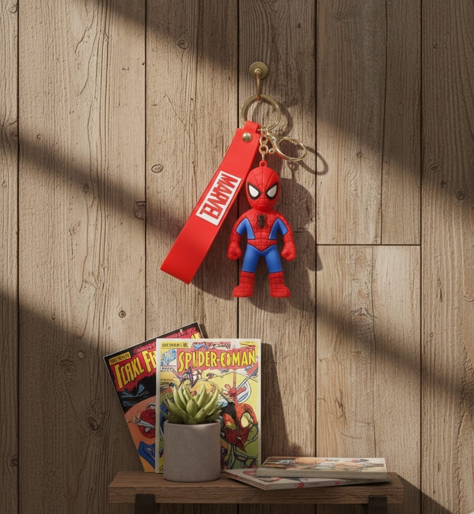 SpiderMan 3D Miniature Keyring