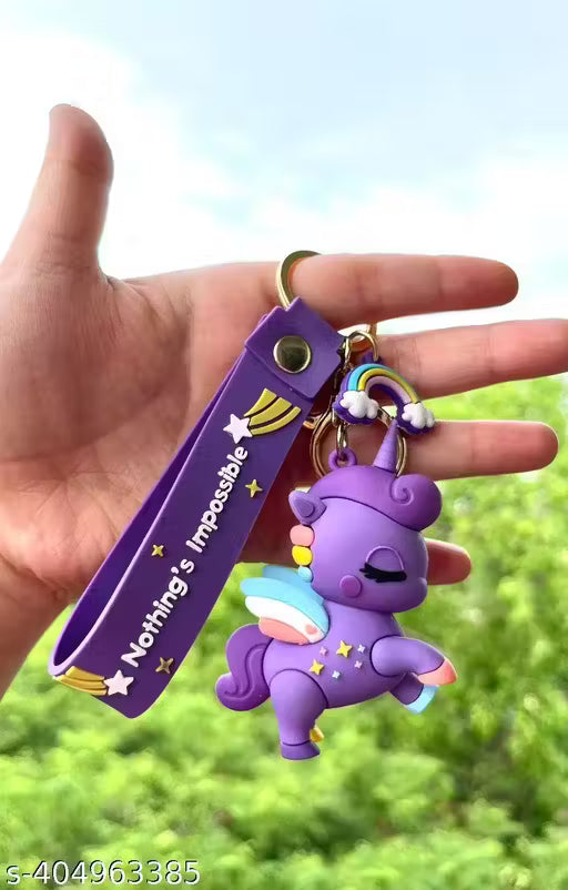 Unicorn 3D Miniature Keyring